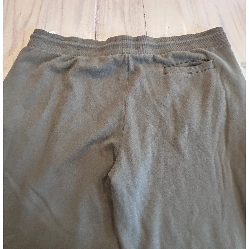 True Religion Mens 3XL Olive Green Fleece Jogger‎ Sweatpants Horseshoe Logo EUC